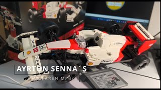 Ayrton Senna Tribute video with LEGO icons McLaren MP4/4 relaxing build