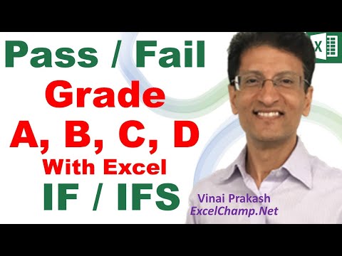 How To Use IF & IFS in Excel To Find Out Pass, Fail & Grades