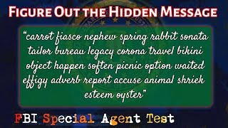 Can you find what's the secret message? Crack the code puzzle