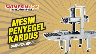 MESIN PENYEGEL KARTON/DUS STARPACK SATP-FXA-6050 CARTON SEALER MACHINE By. SATMESIN