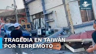 Terremoto de 7.5 sacude Taiwán; hay alerta de tsunami