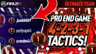 FIFA 21 - 1ST IN THE WORLD END GAME (4231) CUSTOM TACTICS + PLAYER INSTRUCTIONS!!