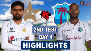 PAK vs WI 2nd TEST DAY 4 HIGHLIGHTS 2021 || West Indies vs Pakistan 2nd test Day 4 Highlights 2021