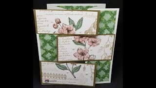 Social Distancing Through Crafting LIVE - Fancy Gatefold Card and Easy Coloring Technique