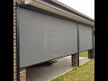 Channel Guided Outdoor Roller Blind