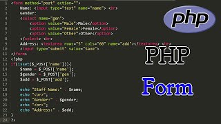 PHP for Beginners | Pass Value from HTML Form - Ep 05 [Hong Bunleab]