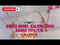 NEW 😍😍😍 5 MODEL KALUNG EMAS KADAR 75%/17K || Rose gold || kalung kekinian #emas750 #emasputih