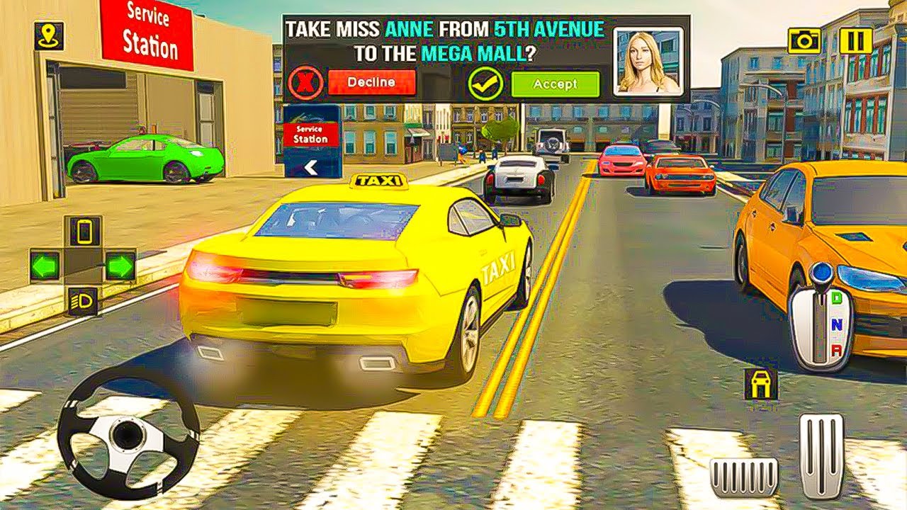 Rush Hour Taxi Cab Driver Ny City Cab Taxi Game Android Gameplay