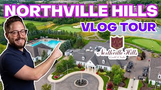 Northville Hills Subdivision VLOG Video Tour Northville Michigan