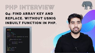 how to find and replace all same array key in php without using inbuilt function #todospecial #php