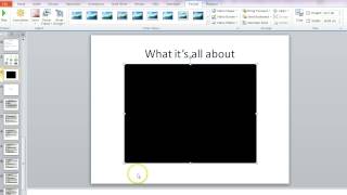 PowerPoint - Inserting a Video (.wmv)