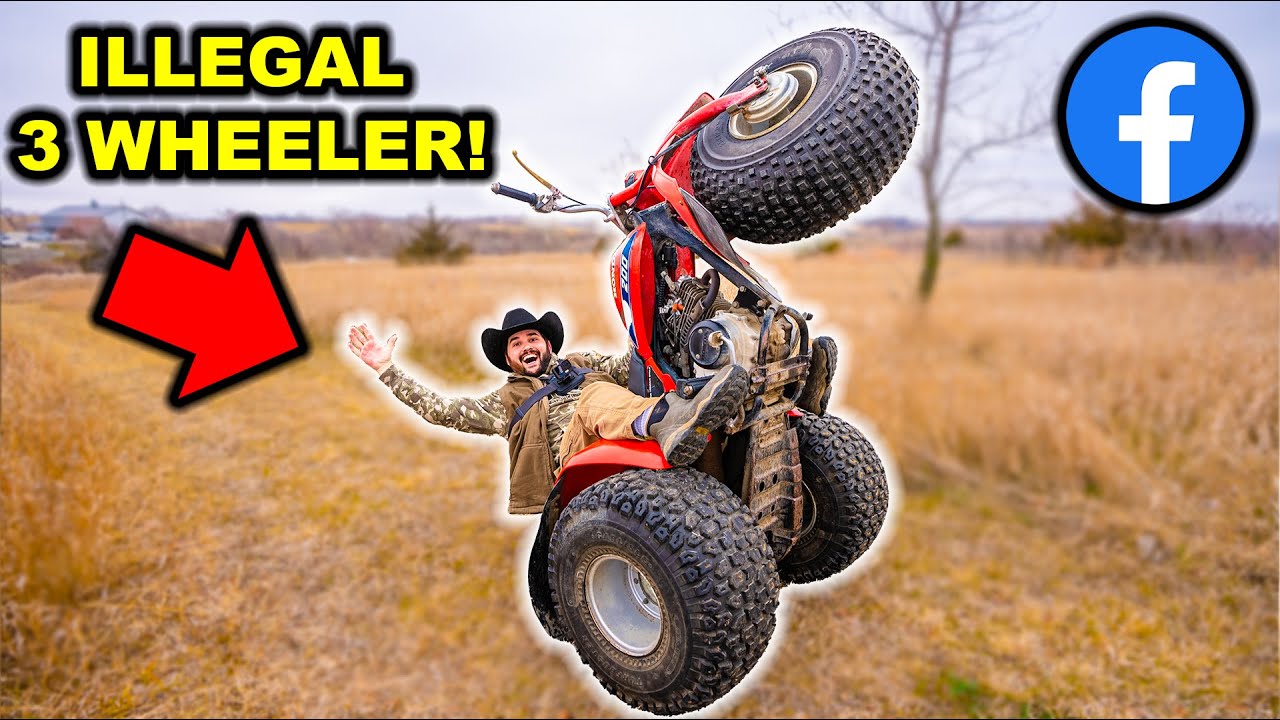 I Bought an ILLEGAL 3 WHEELER Off Facebook Marketplace and it RIPS!!! (Bad Idea)