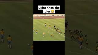 When the Players didn't know the rules😂 #shorts #footballshorts #rules #funny #funnyvideo #fyp