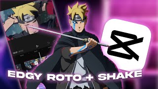 Edgy Rotation + Shake Capcut tutorial | How to do Roto Shakes on Capcut | AMV Tutorial