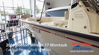 Pre-Owned 2019 Boston Whaler 17 Montauk For Sale