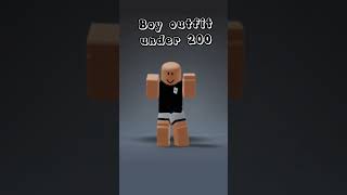 Boy outfit under 200 robux #youtubeshorts #roblox #trending #viral #fyp #shorts