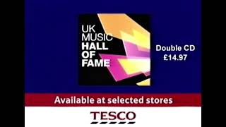 UK Music Hall of Fame CD Tesco Advert