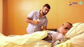 Total Paralysis Treatment - Waleed Hassan Recovery at Max Hospital