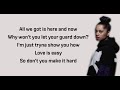 Ella Mai – Easy (Audio) – Lyrics