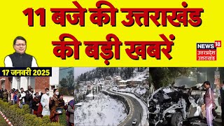 Uttarakhand News: CM Dhami | Harish Rawat | Nagar Nikay Chunav | Weather |Road Accident |Rudraprayag