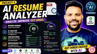AI Resume Analyzer 🔥 | Build Job Matching System (React + Node + AI) | Get Hired Faster 💼