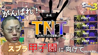 【強化試合】スプラトゥーン甲子園に向けてTNTのメンバーと挑む！！【東海オンエアてつや切り抜き】【スプラ３】（2023/3/4）