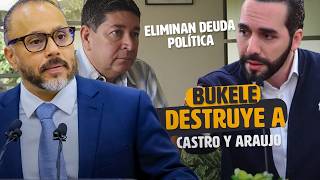 Bukele Ordena Eliminar Deuda Política