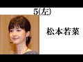 【３０代後半の女優】打線組んでみた④