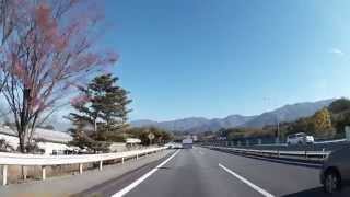 【HD車載動画】中央高速道　双葉SA～境川P 富士山の見える道