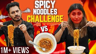 Spicy Noodle Challenge🔥ft. Kuraishi | Don’t Try this at Home | Korean 2X Noodles | Sunita Xpress