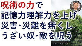 呪術の力で、記憶力・理解力を上げ、災害・災難を無くし、うざい奴・敵を呪います【霊能者霊媒師飯島章】