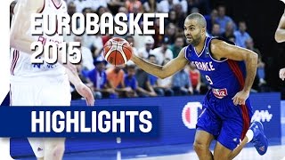 Russia v France - Group A - Game Highlights - EuroBasket 2015