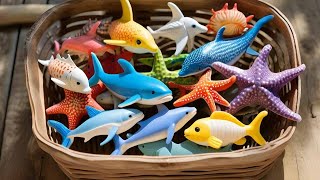 Explore Aquatic Adventure: Starfish, Pufferfish, Seahorse, Eel Fish, #Dolphin #Shark | LIVE 32