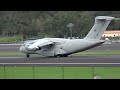 Embraer KC-390 Millennium Strong Wind Landing and Takeoff - Lajes Azores