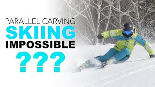 parallel CARVING skiing is impossible? EXPLAINED