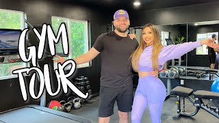 OUR COMPLETE HOME GYM TOUR!!