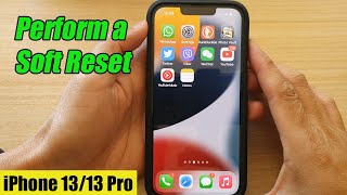 How to Soft Reset iPhone 13/13 Pro/13 Pro Max/Mini