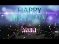 Wish you a very Happy Birthday Arun from Birthday Bash