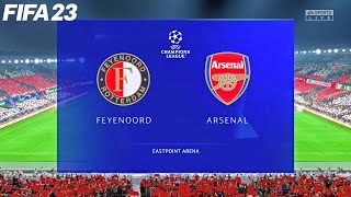 FIFA 23 | Feyenoord vs Arsenal - Champions League UCL - PS5 Gameplay