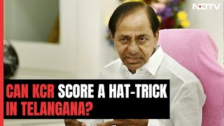 #TelanganaElections2023 | 3-Cornered Contest Expected In Telangana, Can KCR Score A Hat-Trick?