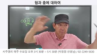 [대유학당]형과 충에 대하여(사주명리)