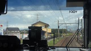 20191006　快速谷川岳もぐら号越後湯沢行き　高崎駅→新前橋駅間前面展望