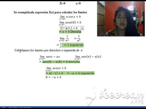 Calcular Los Valores De A Y B Para Que La Función F(x) Sea Continua ...