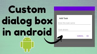 Custom dialog box in Android | CodeViewHub | Android Studio