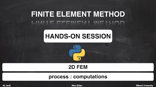 2D FEM in Python - Computations