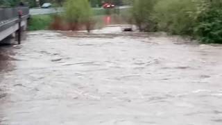 19:30 Povodně Hranice na Moravě, 2 povodňový stupeň. 28.4.2017