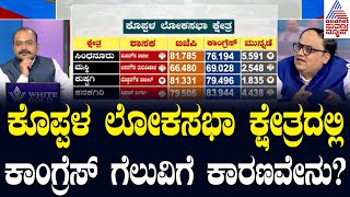 K Rajashekar Basavaraj Hitnal ವಿರುದ್ಧ Dr Basavaraj  ಸೋಲು | Koppal Lok Sabha constituency