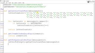 22 Program of Frequency Analysis
