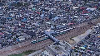 Google Earth　篠ノ井駅（長野県）しののい　篠ノ井線