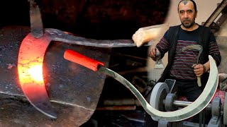 Blacksmiths sickle making process | Процесс изготовления кузнечного серпа